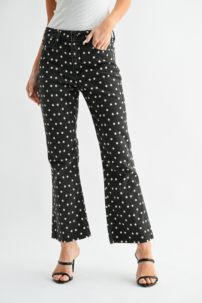 Callie polka dot jean
