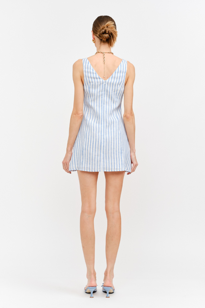 Camille dress in blue