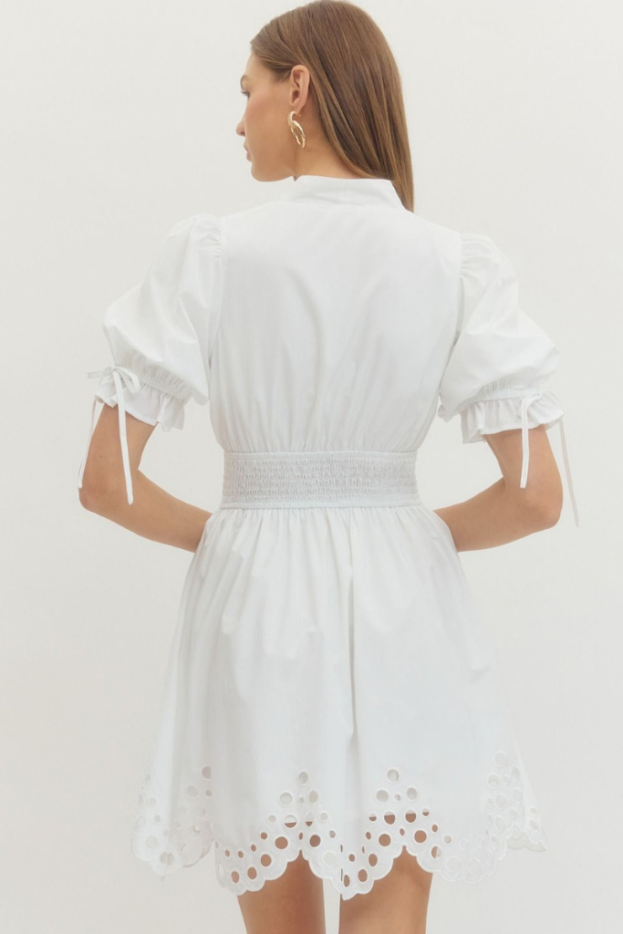 Lola dress in white