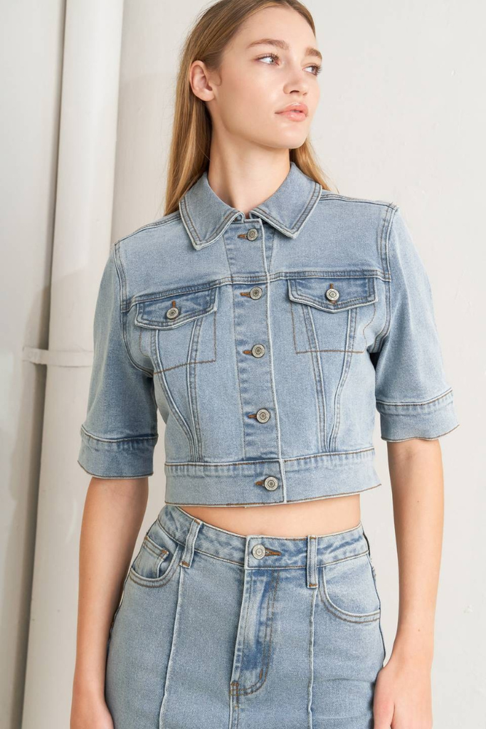 London denim jacket