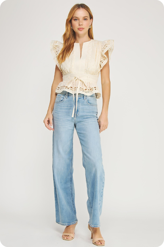 Taryn blouse in cream