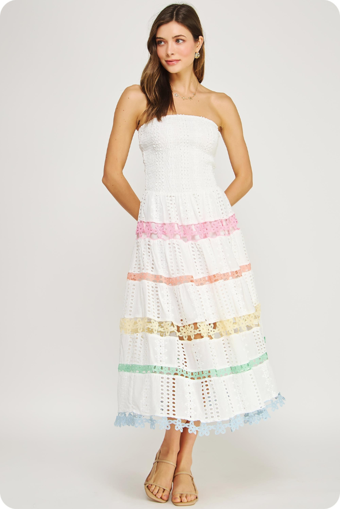 Coco dress in multi