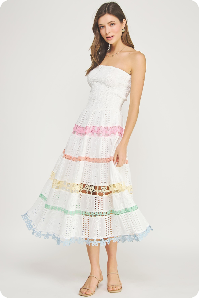 Coco dress in multi