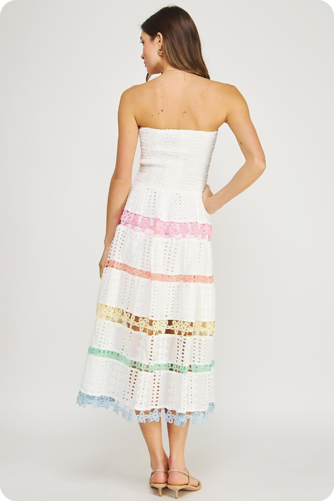 Coco dress in multi
