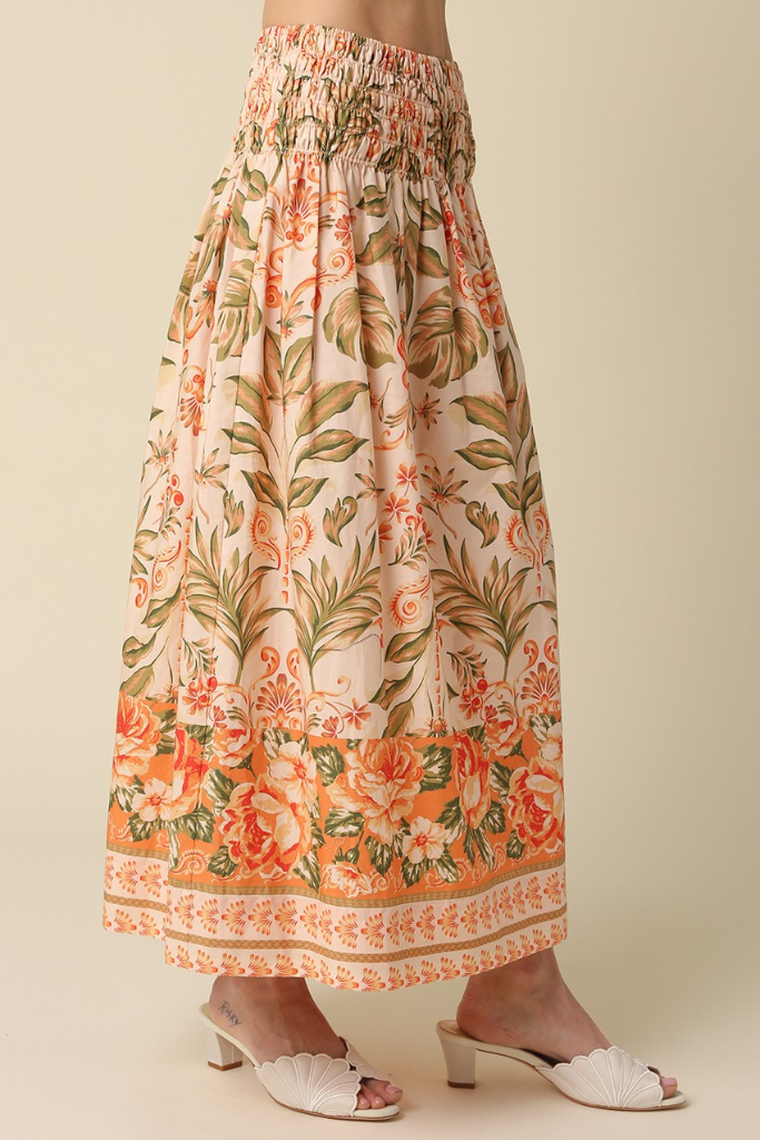 Ava printed skirt
