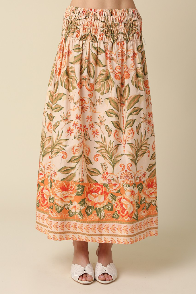 Ava printed skirt