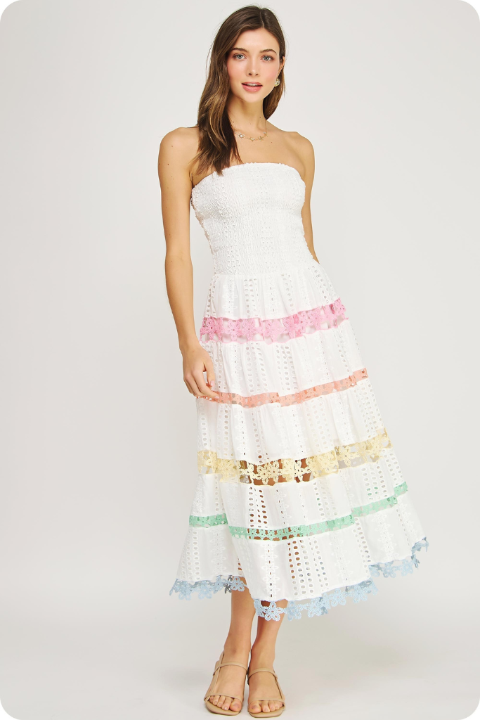 Coco dress in multi