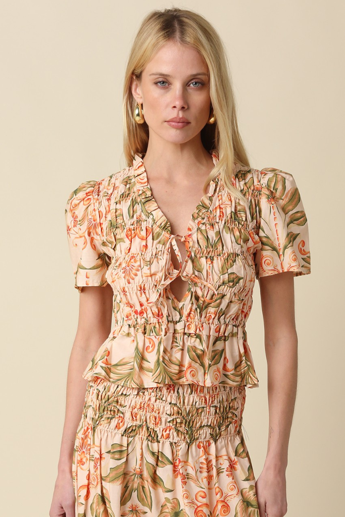 Eve printed top