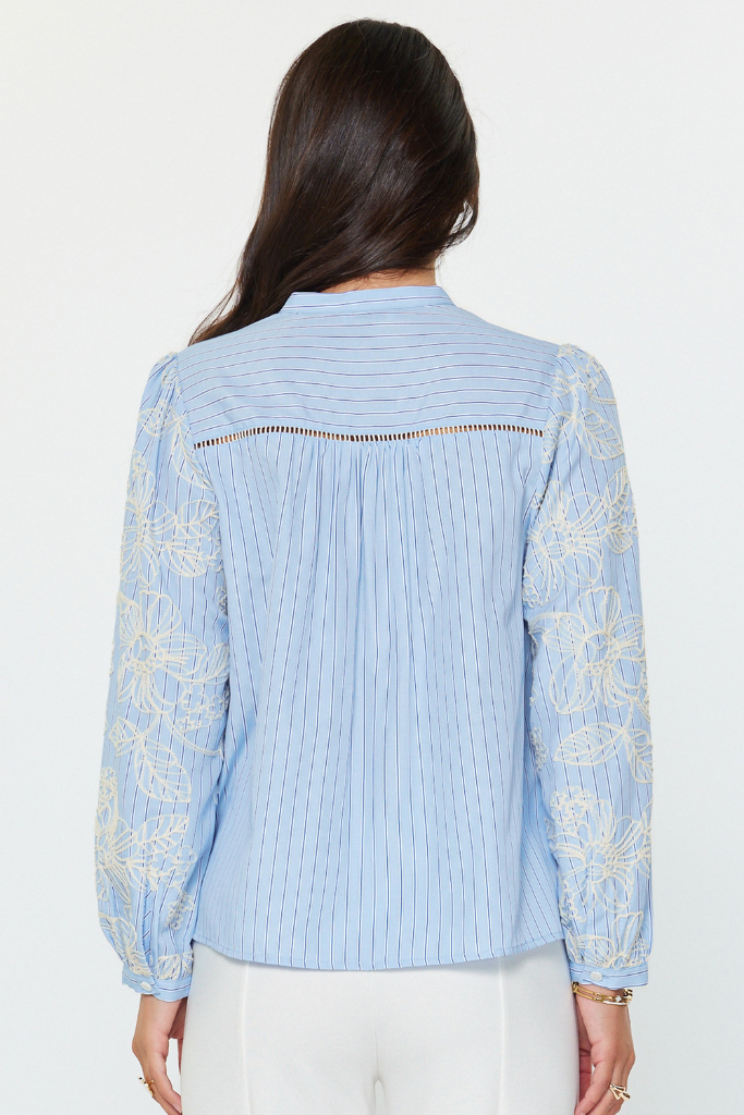 Eva button down blouse