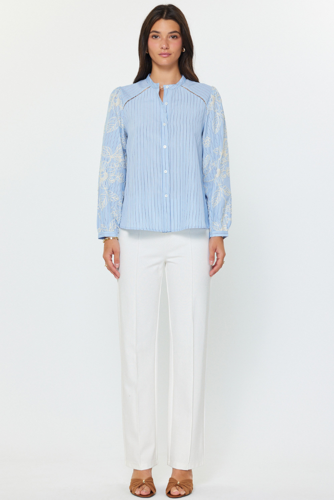 Eva button down blouse