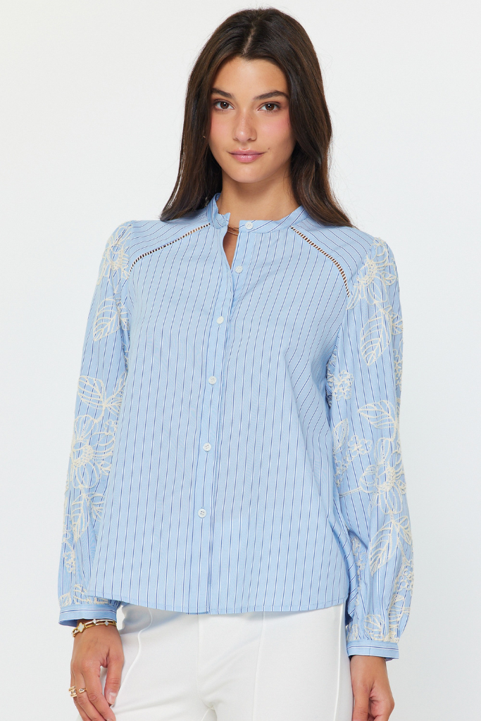 Eva button down blouse