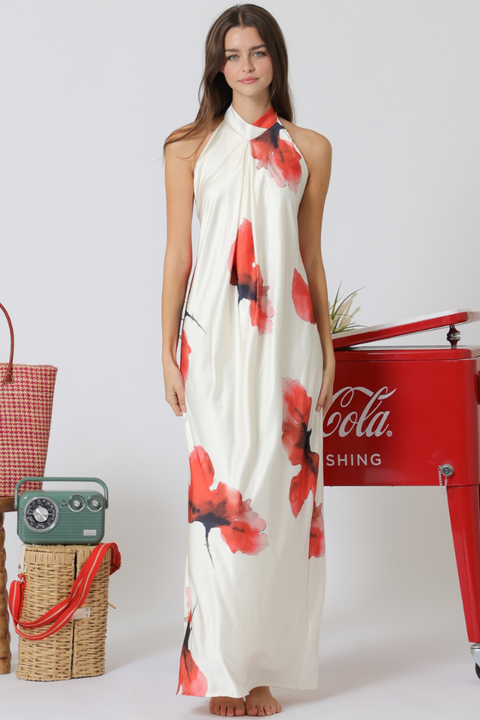 Janice halter dress
