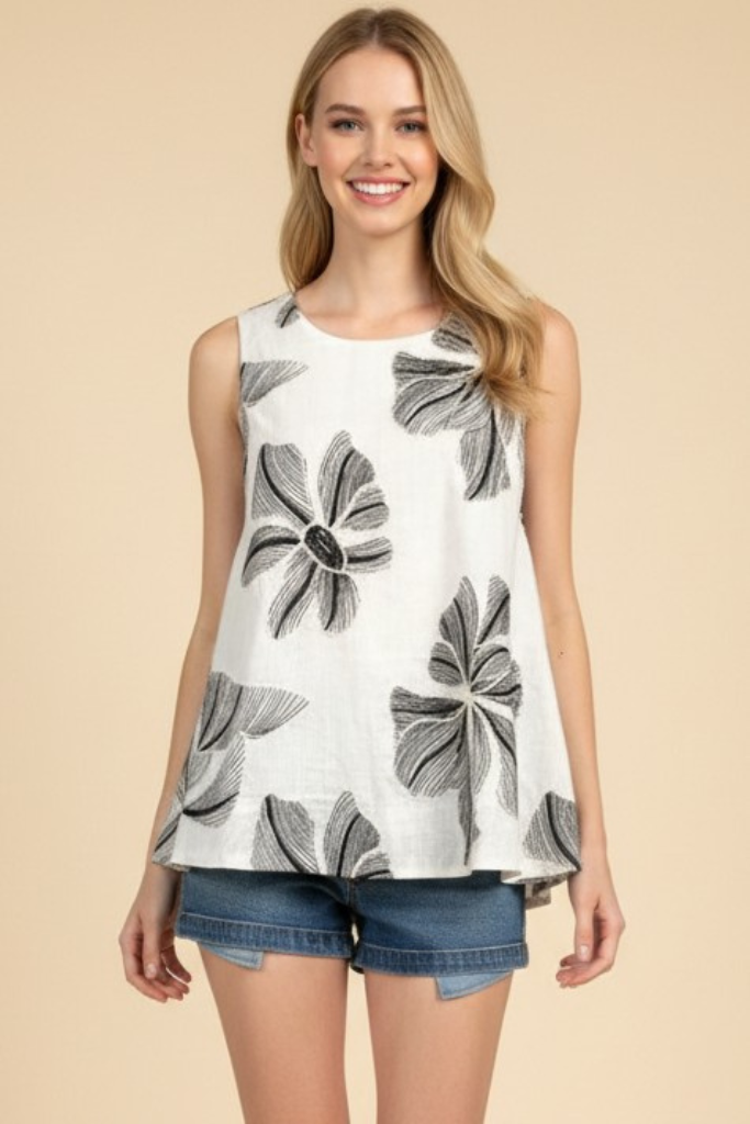 Willa top in white