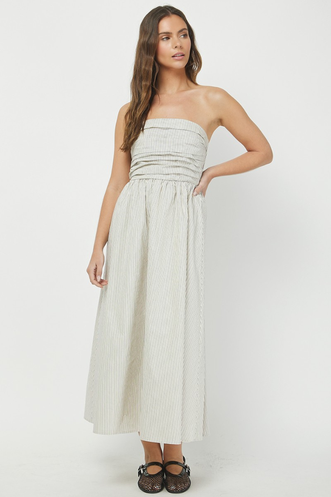 Caitlin dress in taupe