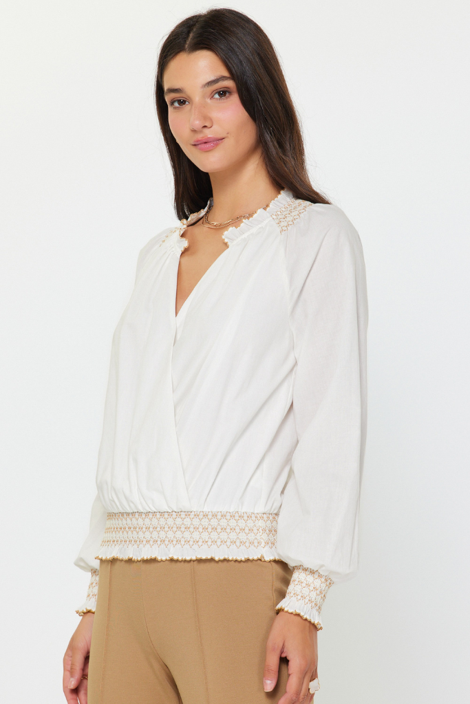 Gracie top in white