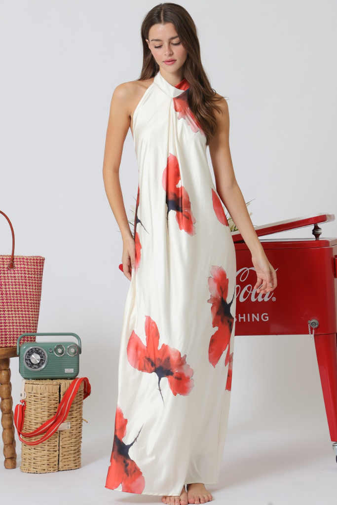 Janice halter dress