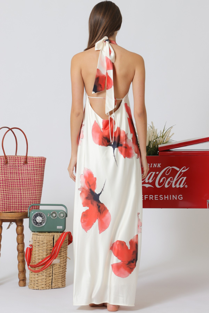 Janice halter dress