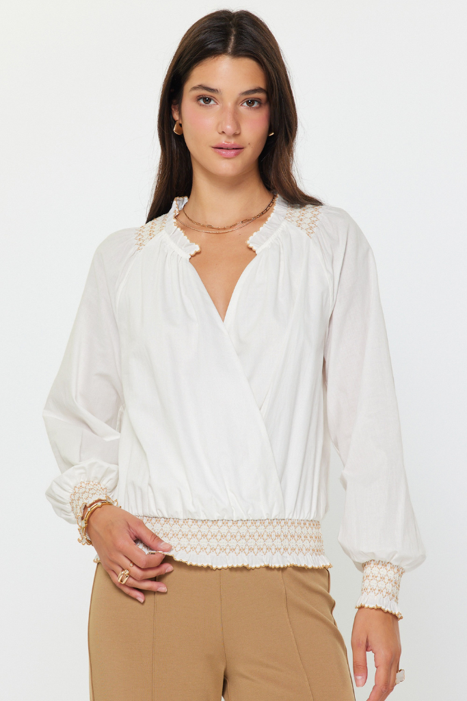 Gracie top in white