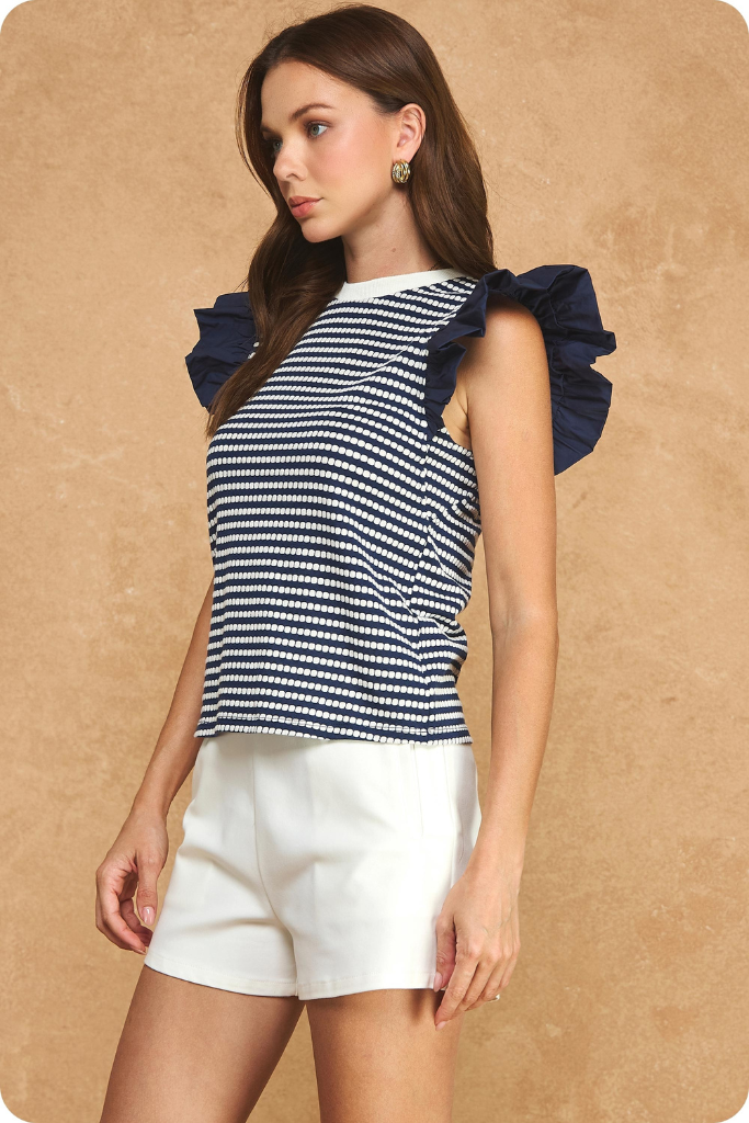 Ash top in navy