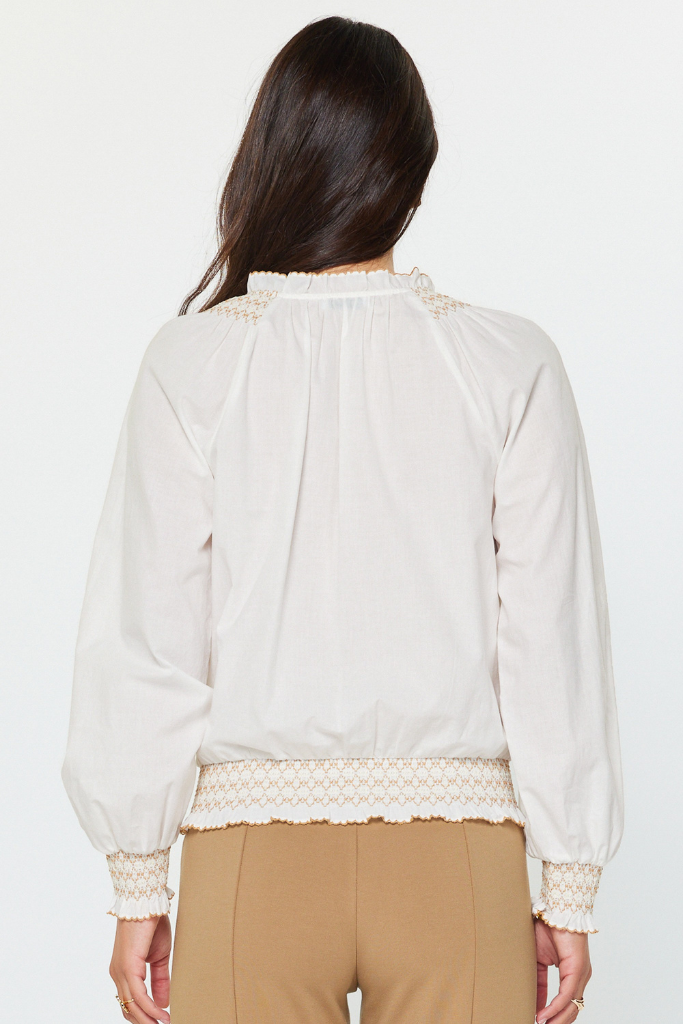 Gracie top in white