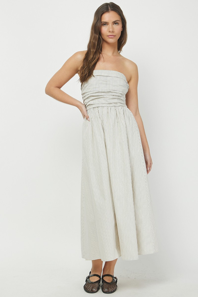 Caitlin dress in taupe