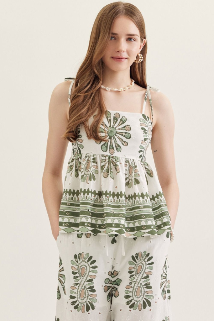 Erin printed top