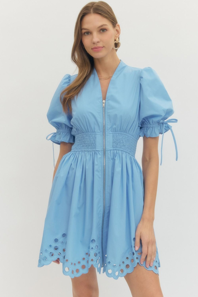 Lola dress in blue