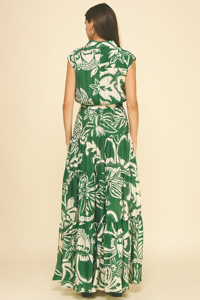 Mary maxi in green