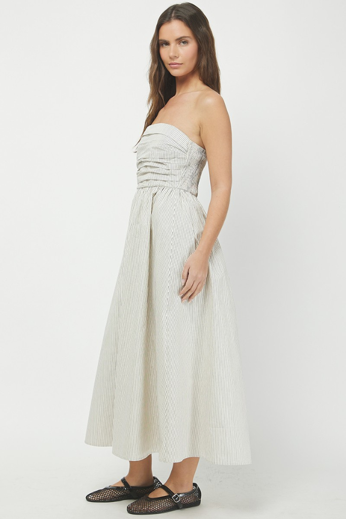 Caitlin dress in taupe