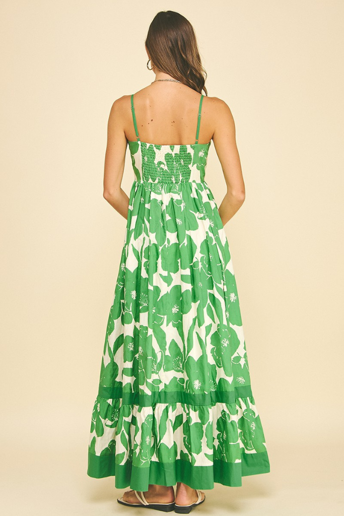 Tara dress in green