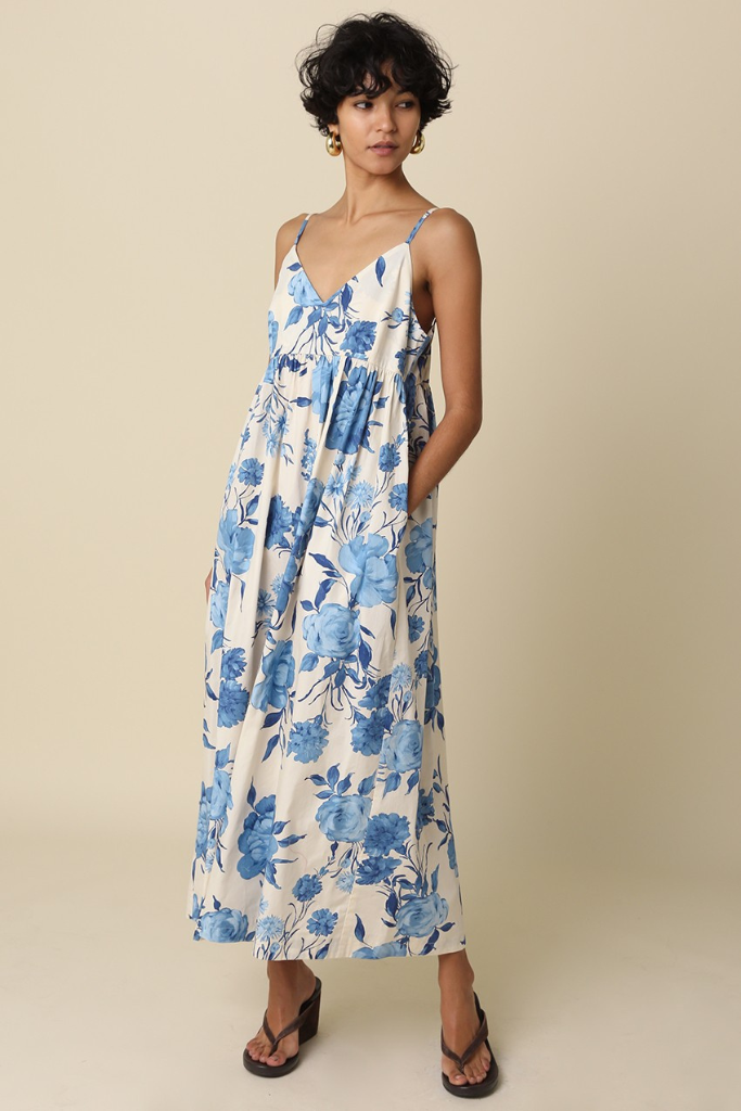 Hilary dress in blue