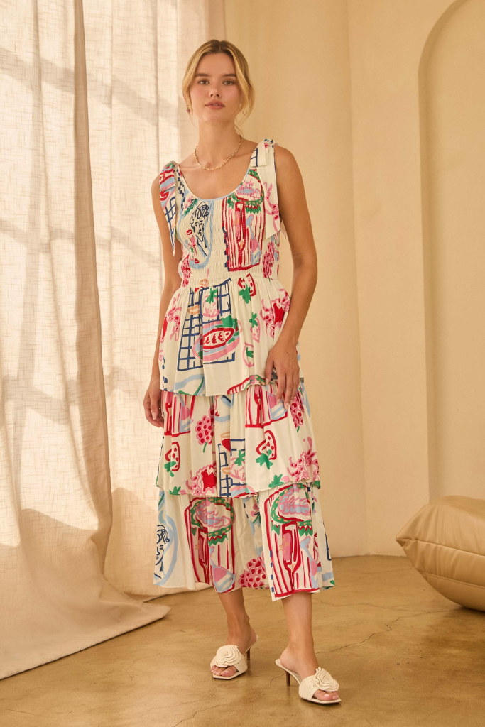 Summer printed dress