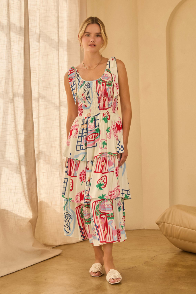 Summer printed dress