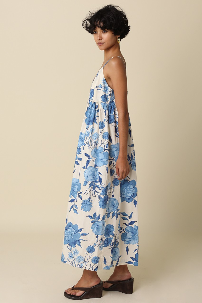Hilary dress in blue