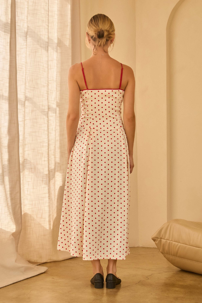 Melissa polka dot dress