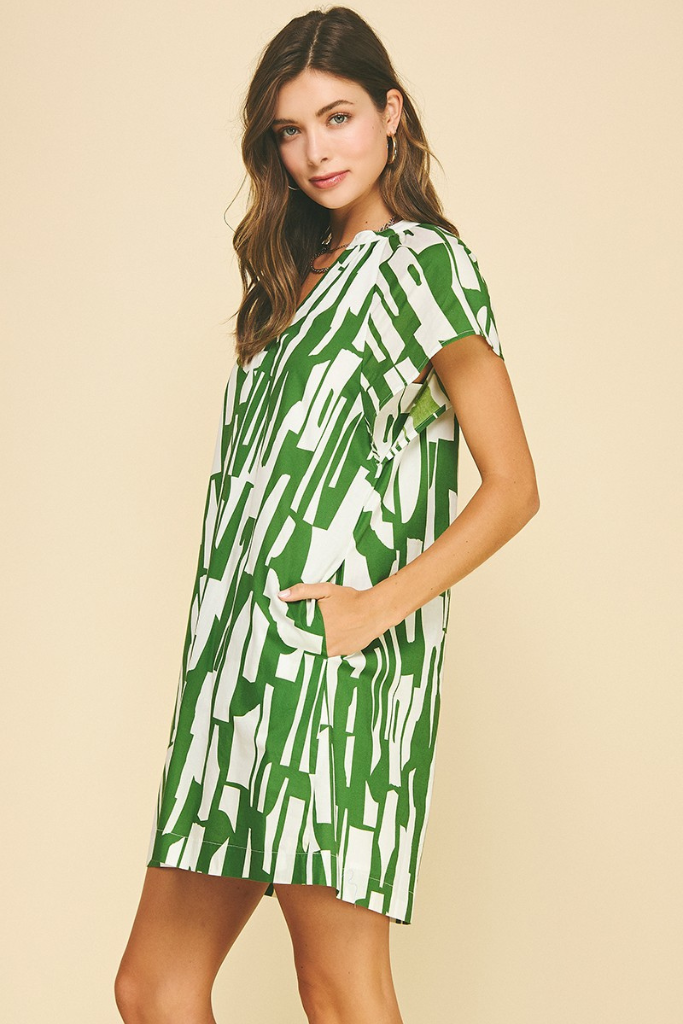 Missy dress in green