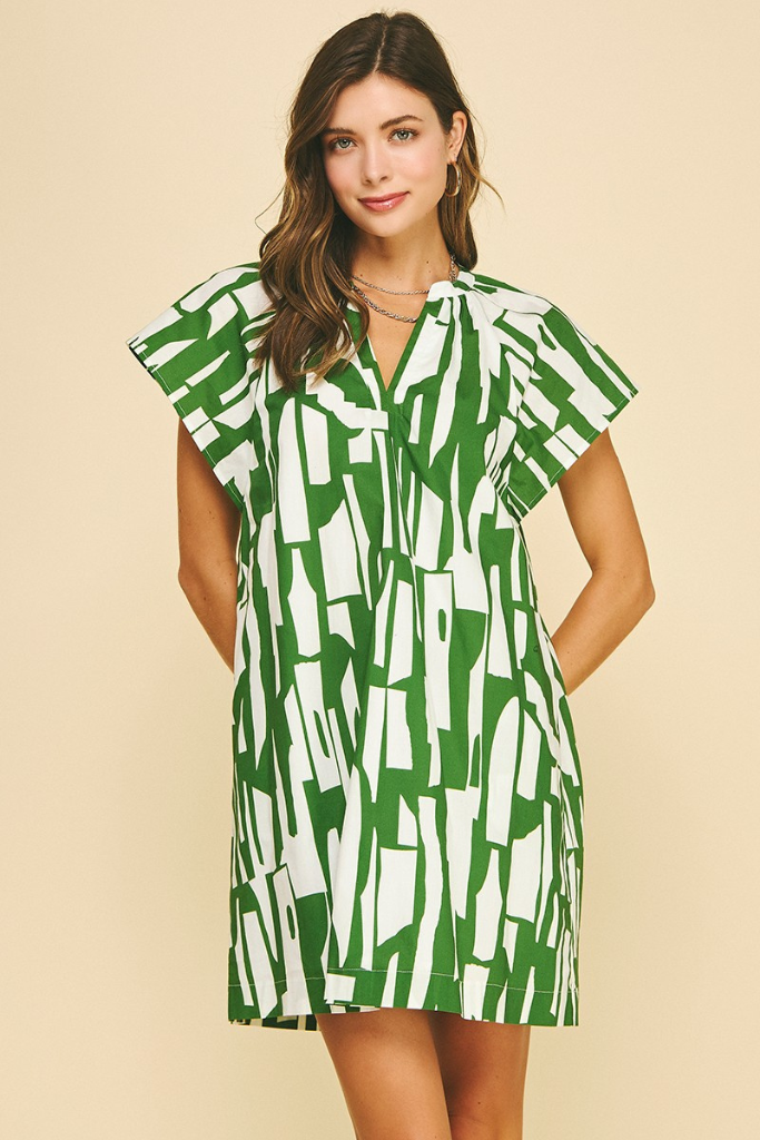Missy dress in green