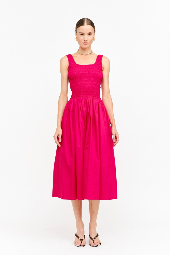Jayda dress in red