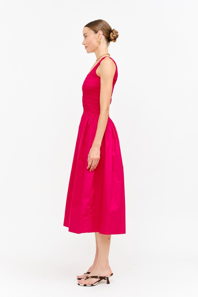 Jayda dress in red
