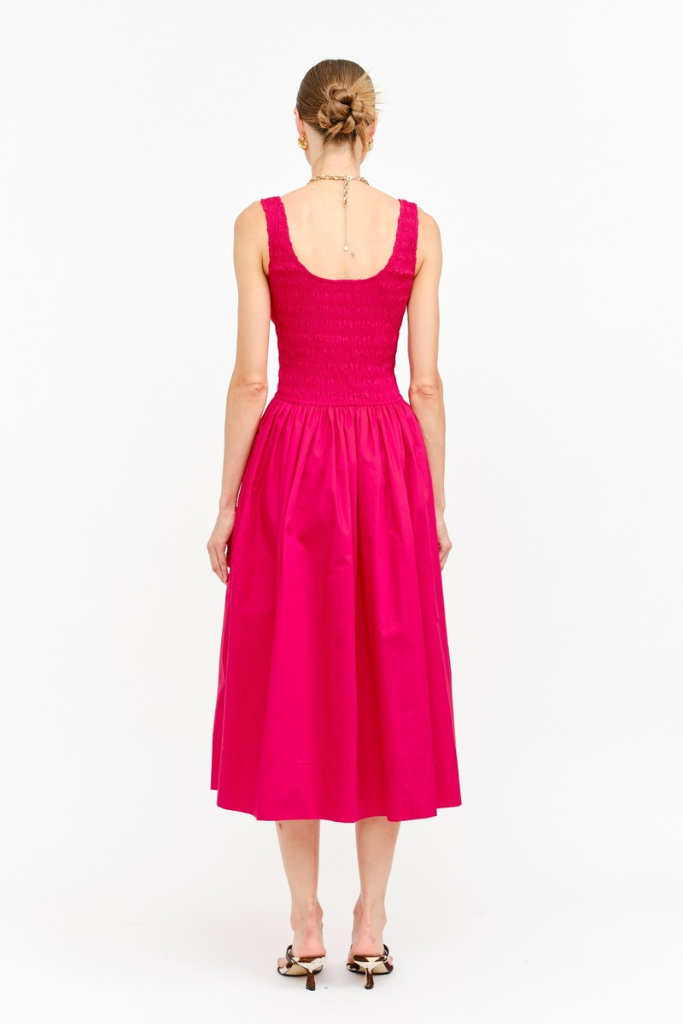 Jayda dress in red