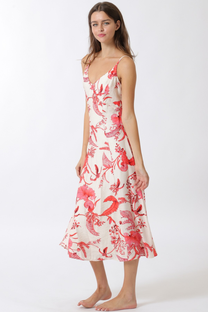 Zoe midi slip dress