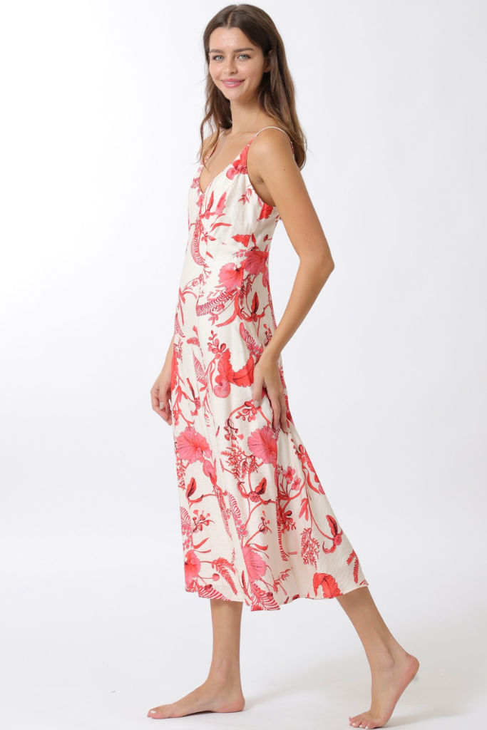 Zoe midi slip dress