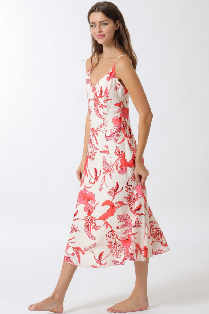 Zoe midi slip dress