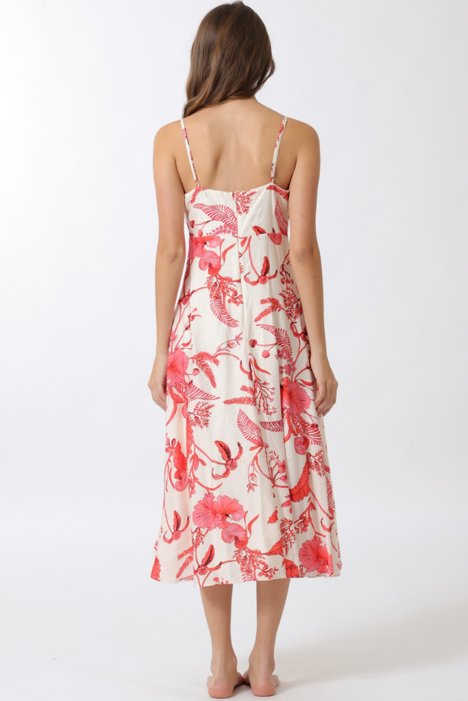 Zoe midi slip dress