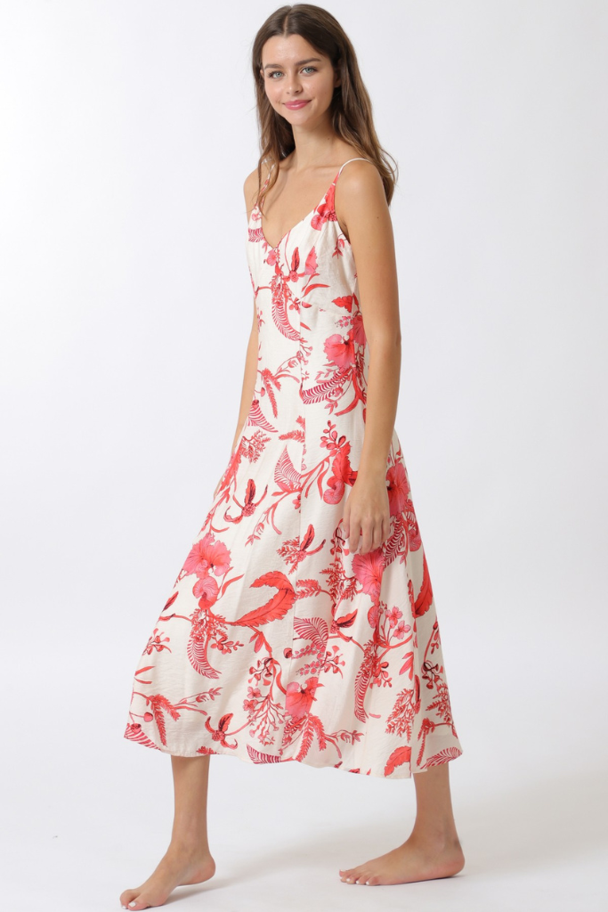 Zoe midi slip dress