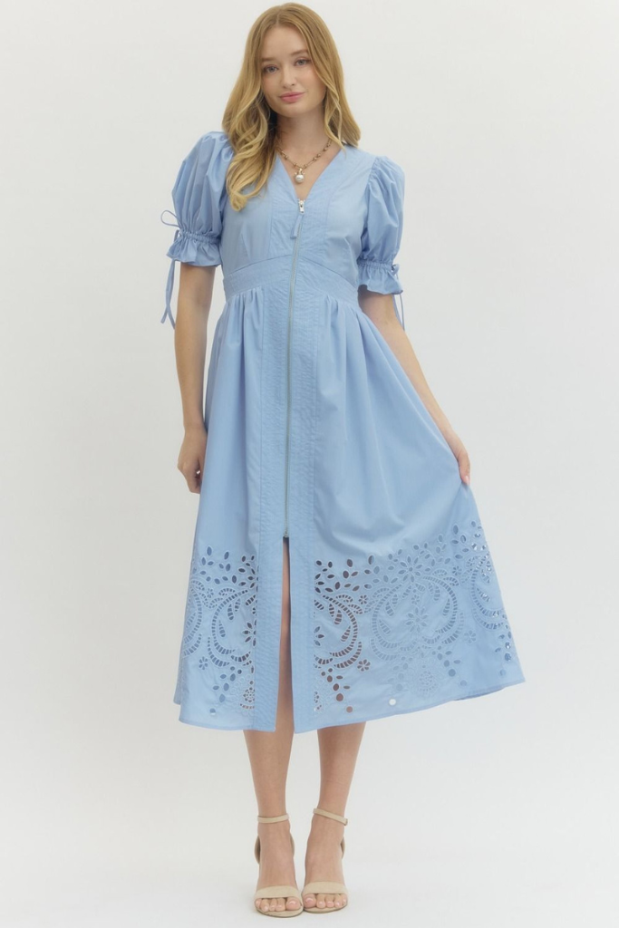 Heather dress in Light Blue