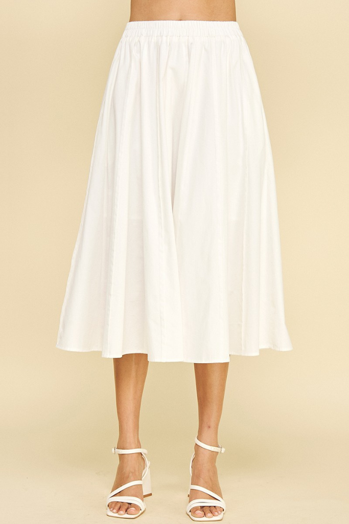 Courtney skirt in white