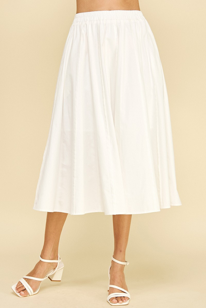 Courtney skirt in white