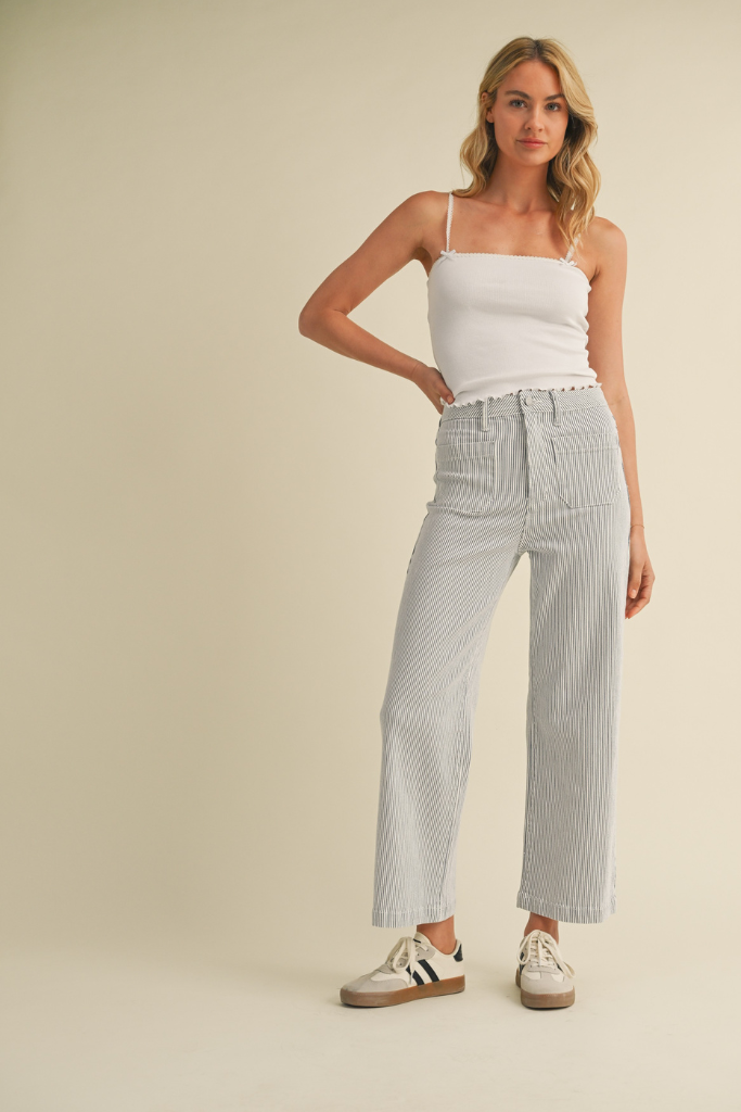April stripe jean