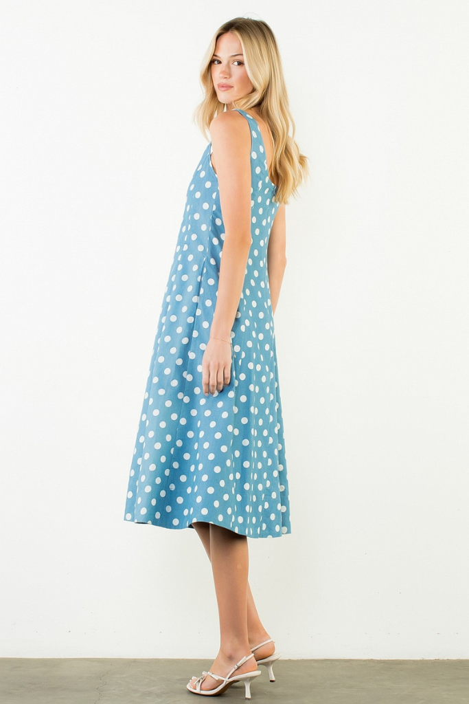 Ruby dot midi in blue